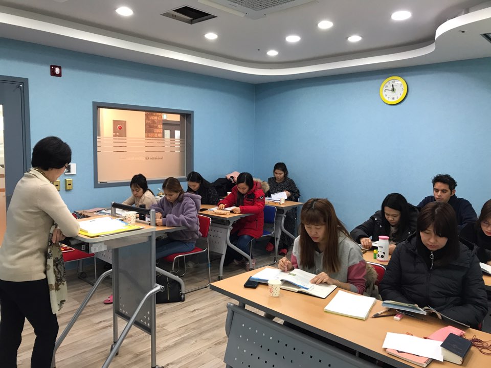 2019년 1학기 사회통합 3단계 실시 및 수업사진