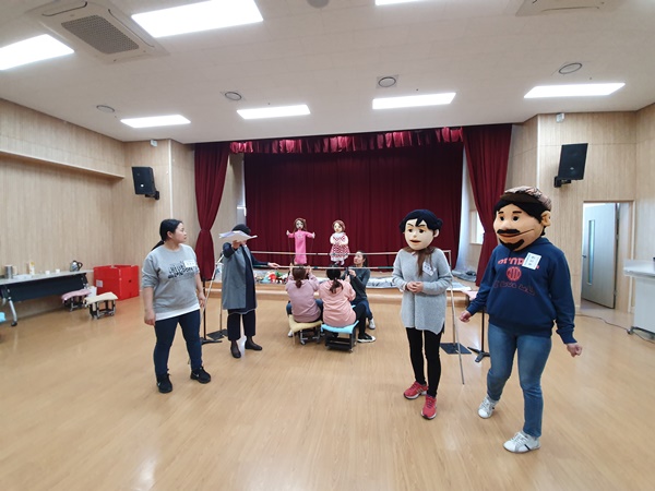 은하수인형극단 04.11 연습현장