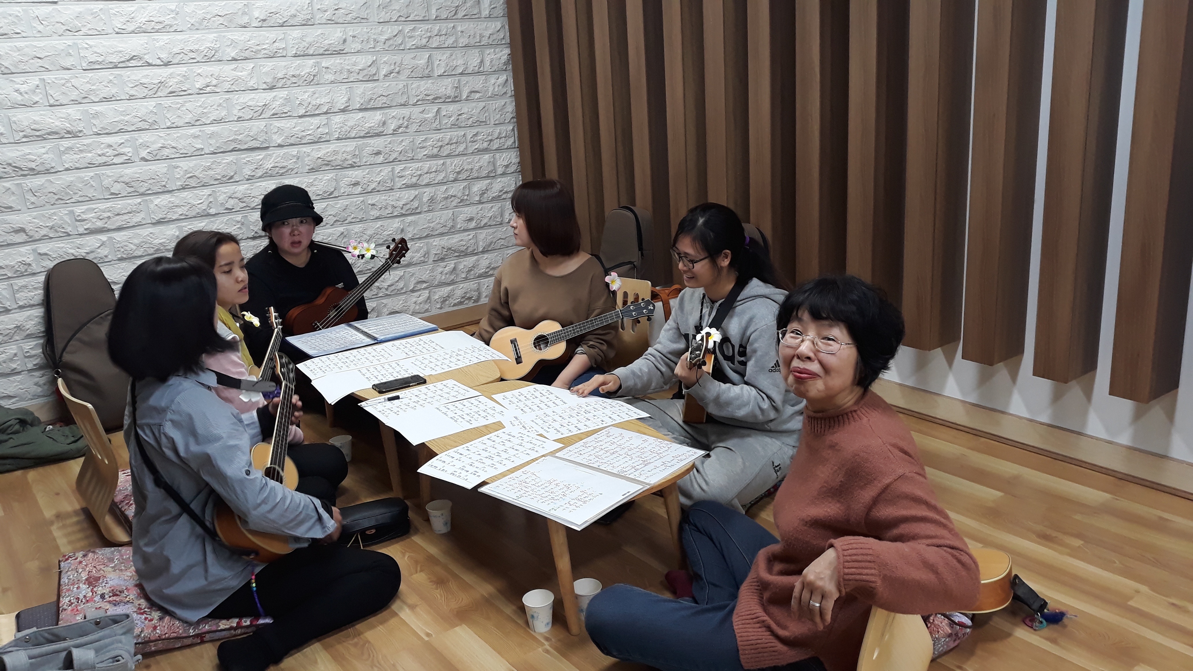 우쿨렐레 동아리모임 1월 활동 사진