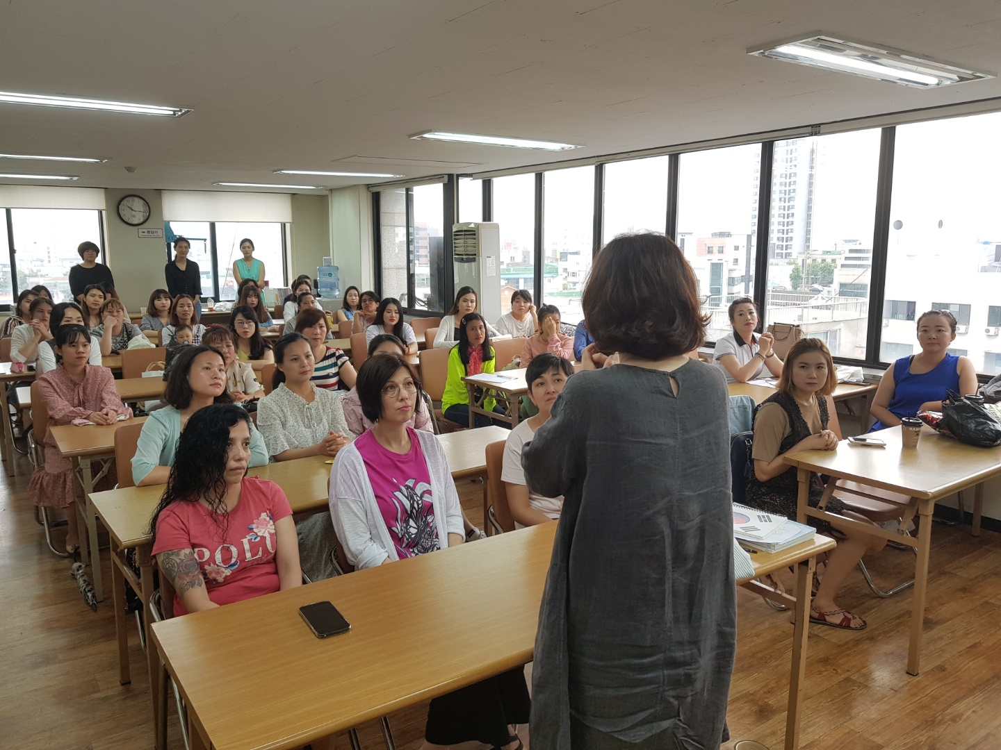 한국어교육 방학식 진행~