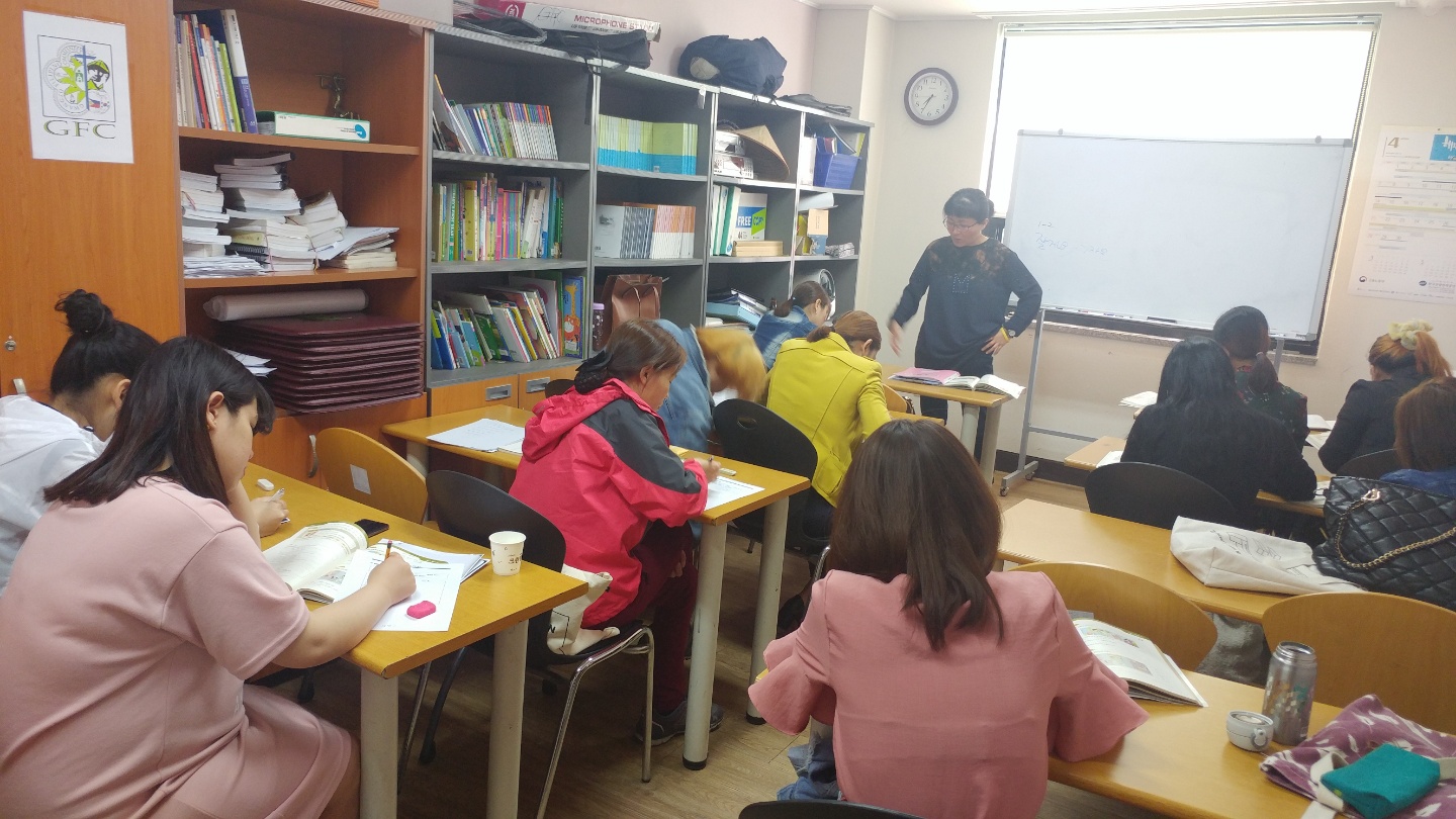 상반기 한국어 교육 종강 