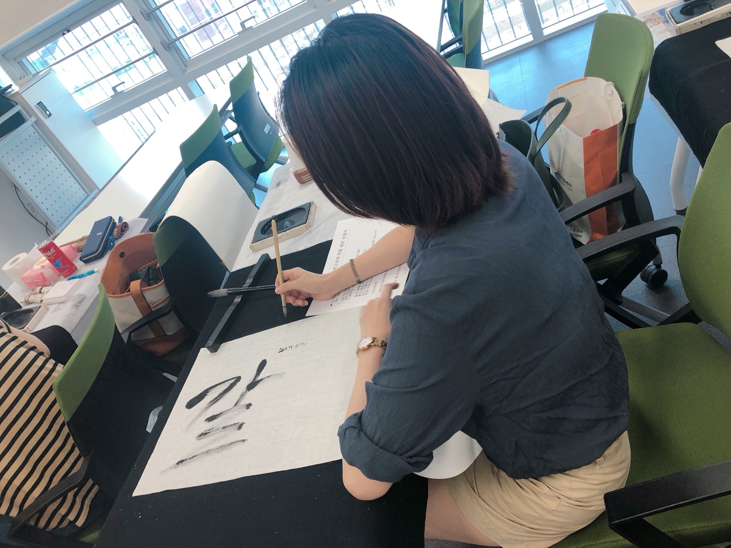 결혼이민자정착단계별지원패키지 (캘리그라피 심화과정) 7월