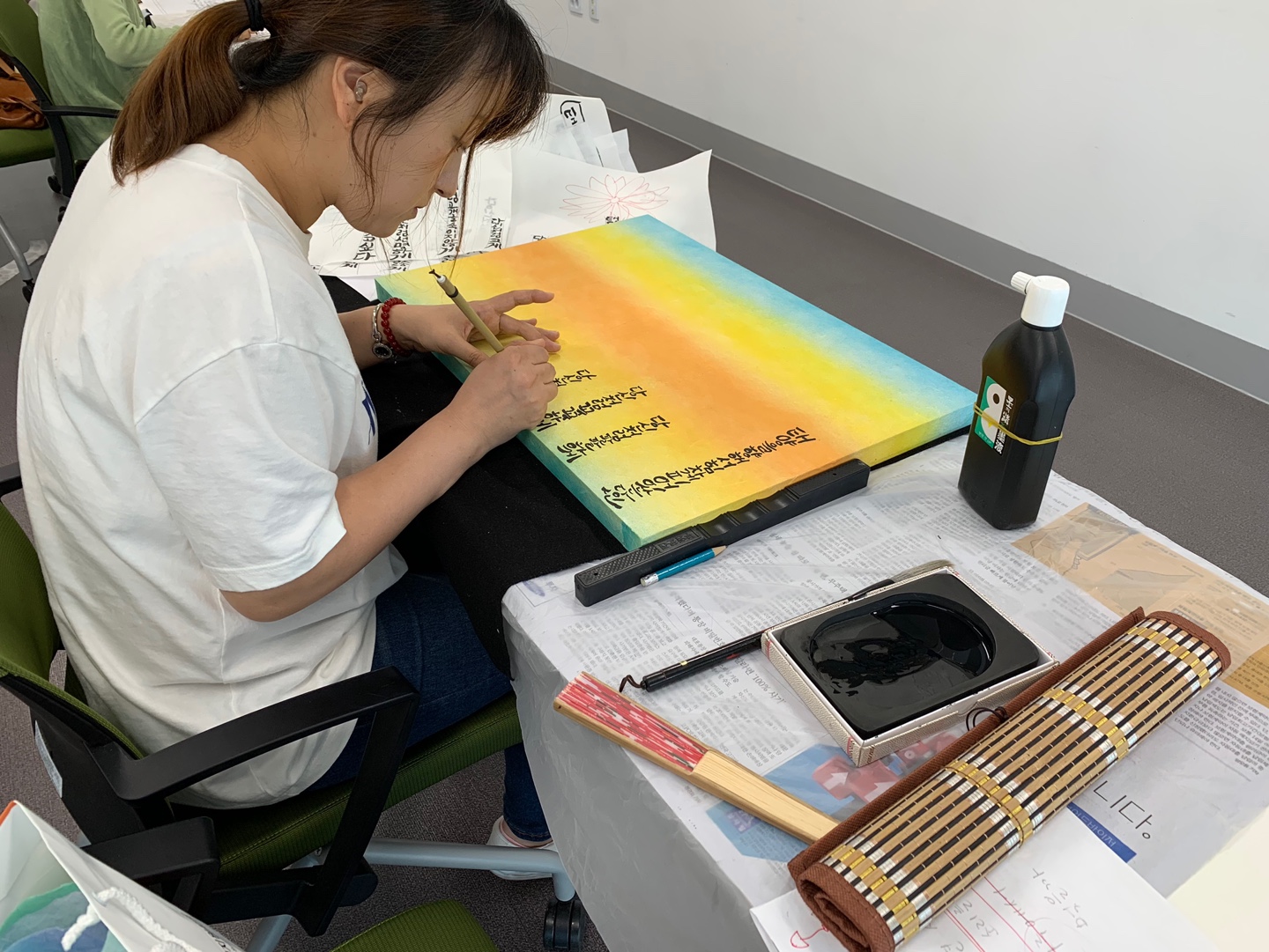 결혼이민자정착단계별지원패키지 (캘리그라피 심화과정) 7월