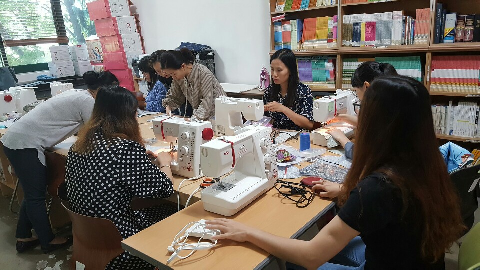 6~7월 홈패션수업