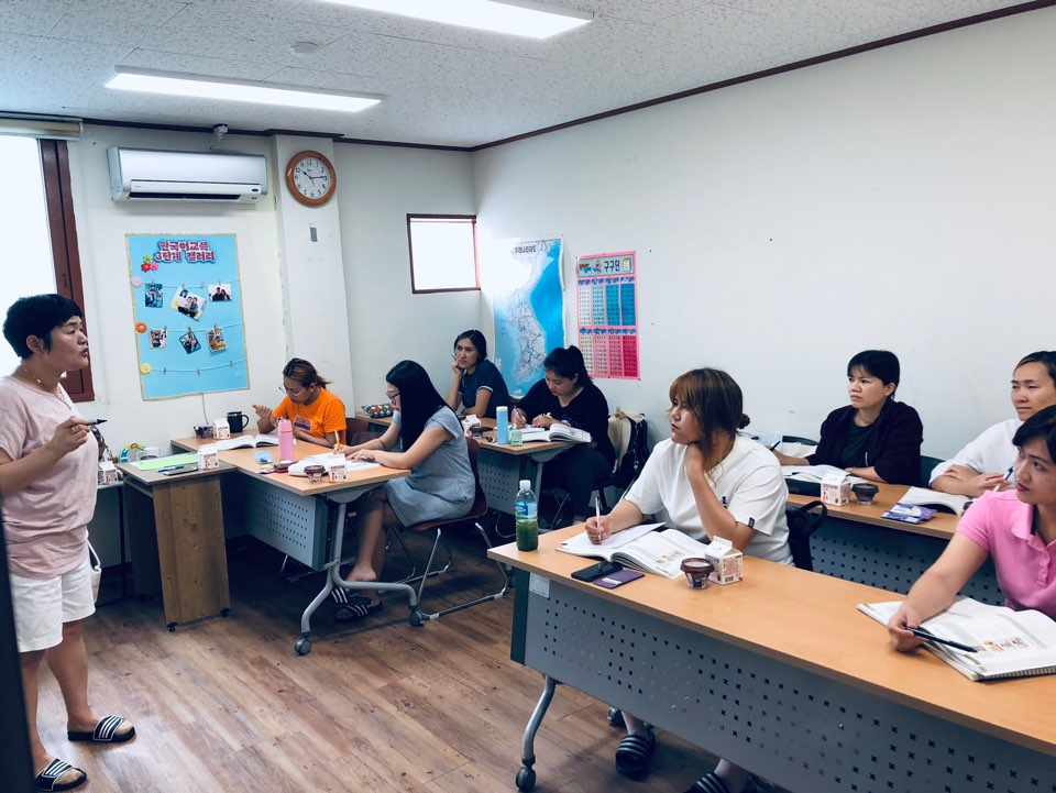 7월 한국어 교육