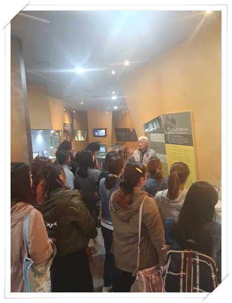 우리지역 시설 견학및 전통음식 체험 진행