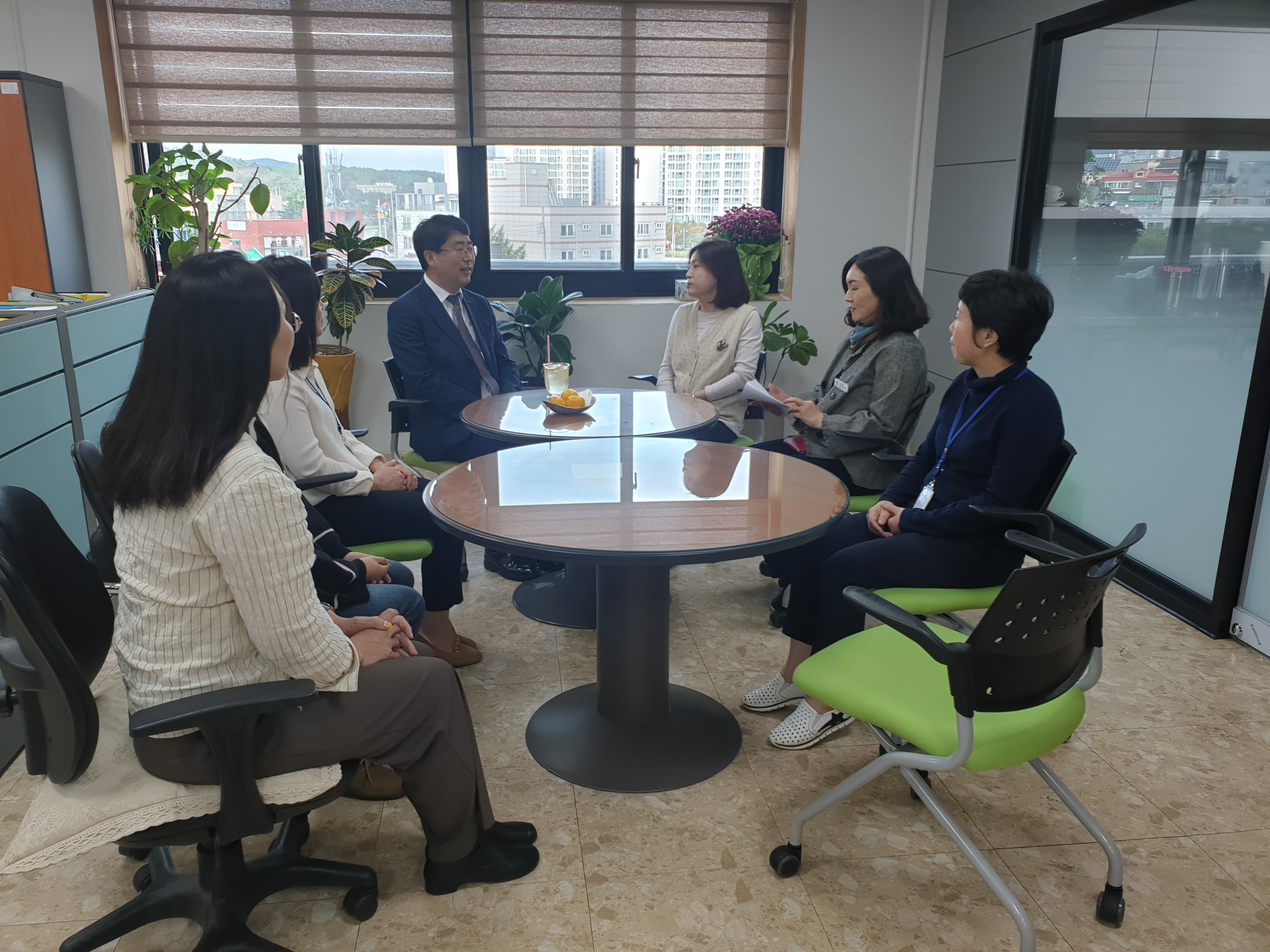 시장님 기관 방문