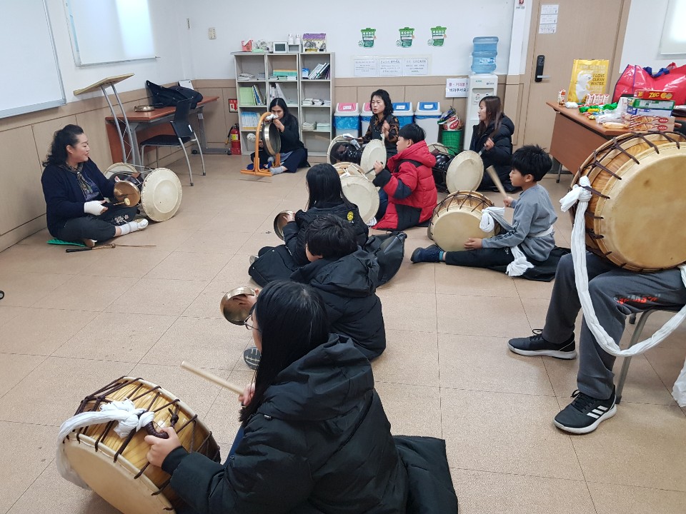 풍물동아리 수업 진행 12월 22일 (21회)
