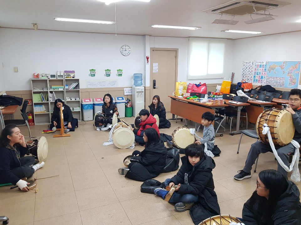 풍물동아리 수업 진행 12월 22일 (21회)