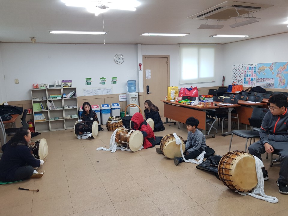 풍물동아리 수업 진행 12월 22일 (21회)