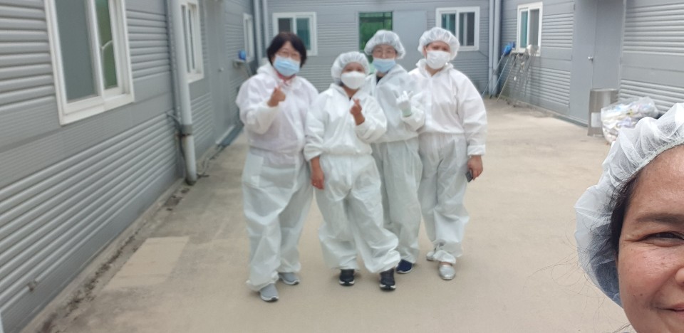마스크공장 일손돕기 봉사