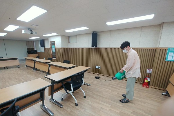 코로나19 장기화로 인한 센터 방역 강화