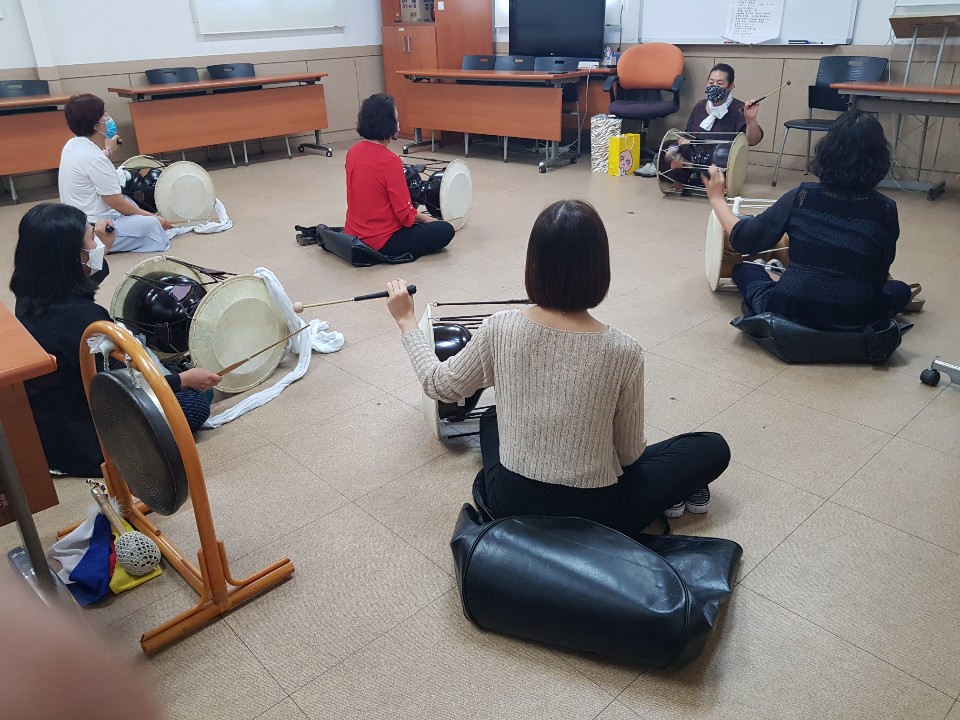 풍물동아리 수업 진행 7월 19일 (1회)