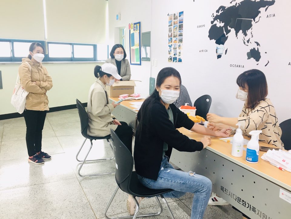 결혼이주여성 홍역항체검사