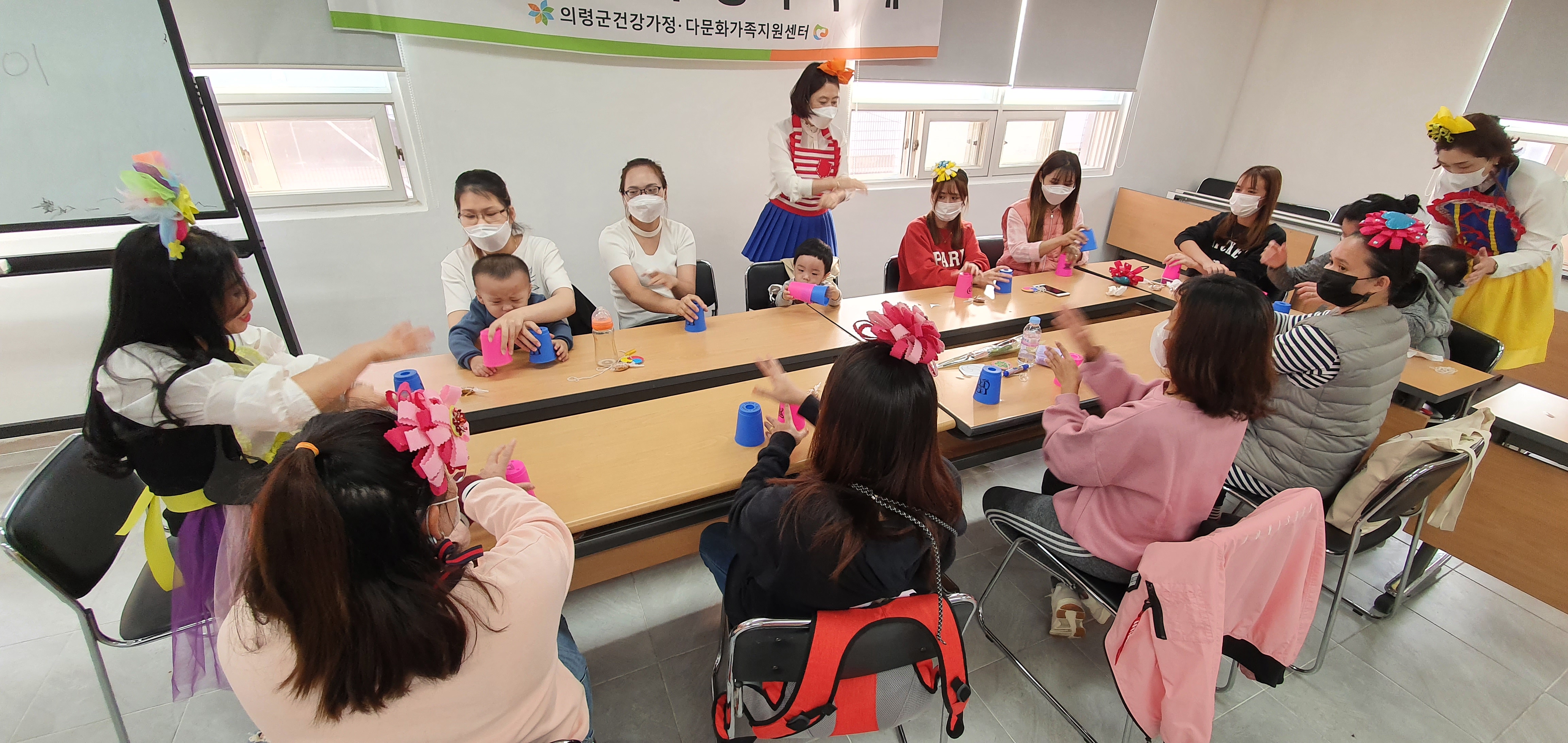 다문화가족 이중언어환경조성사업 7회기 진행 사진