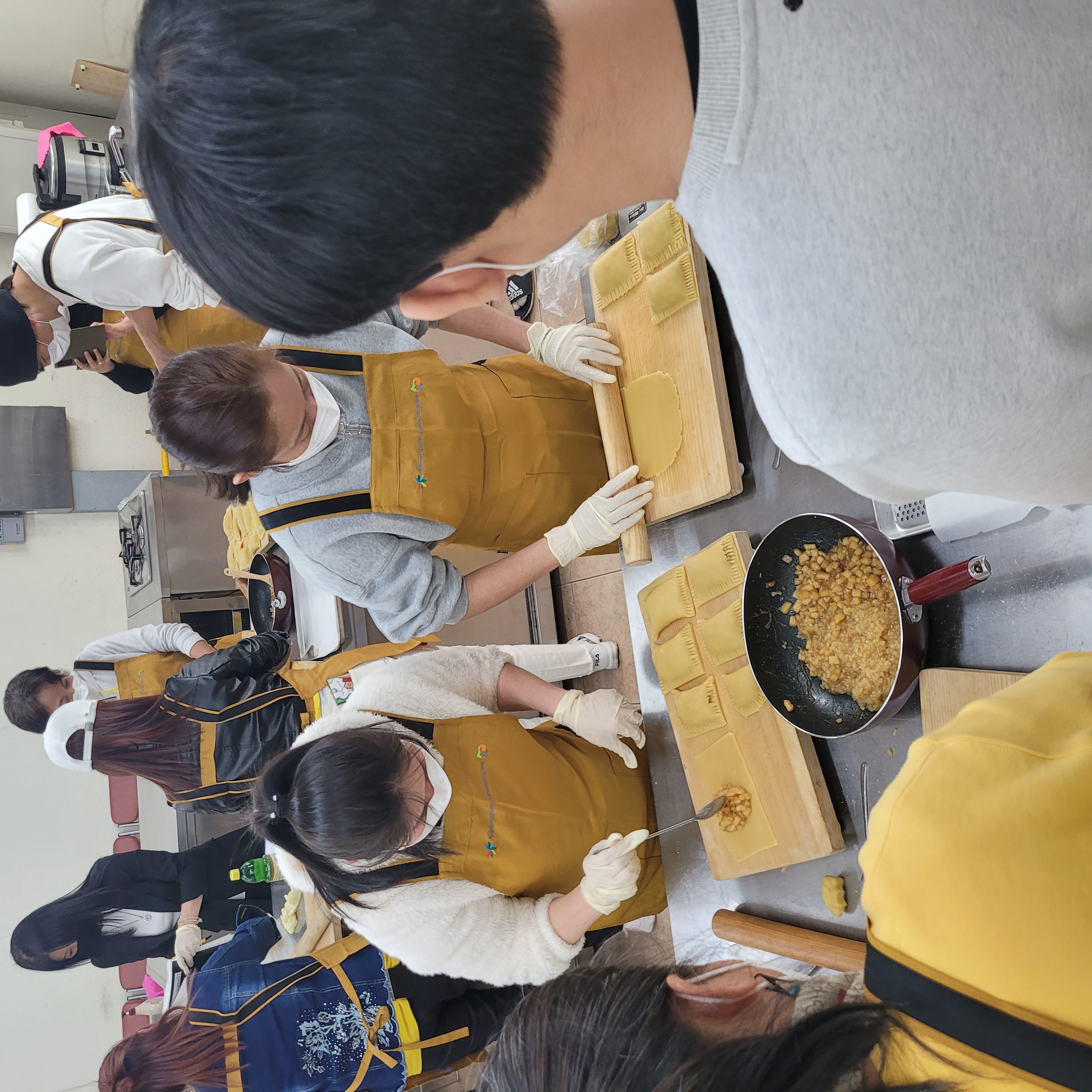 영동과일 제과(파이)만들기 