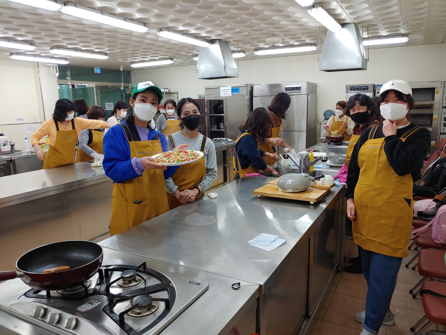 통합프로그램 「건강요리교실」진행