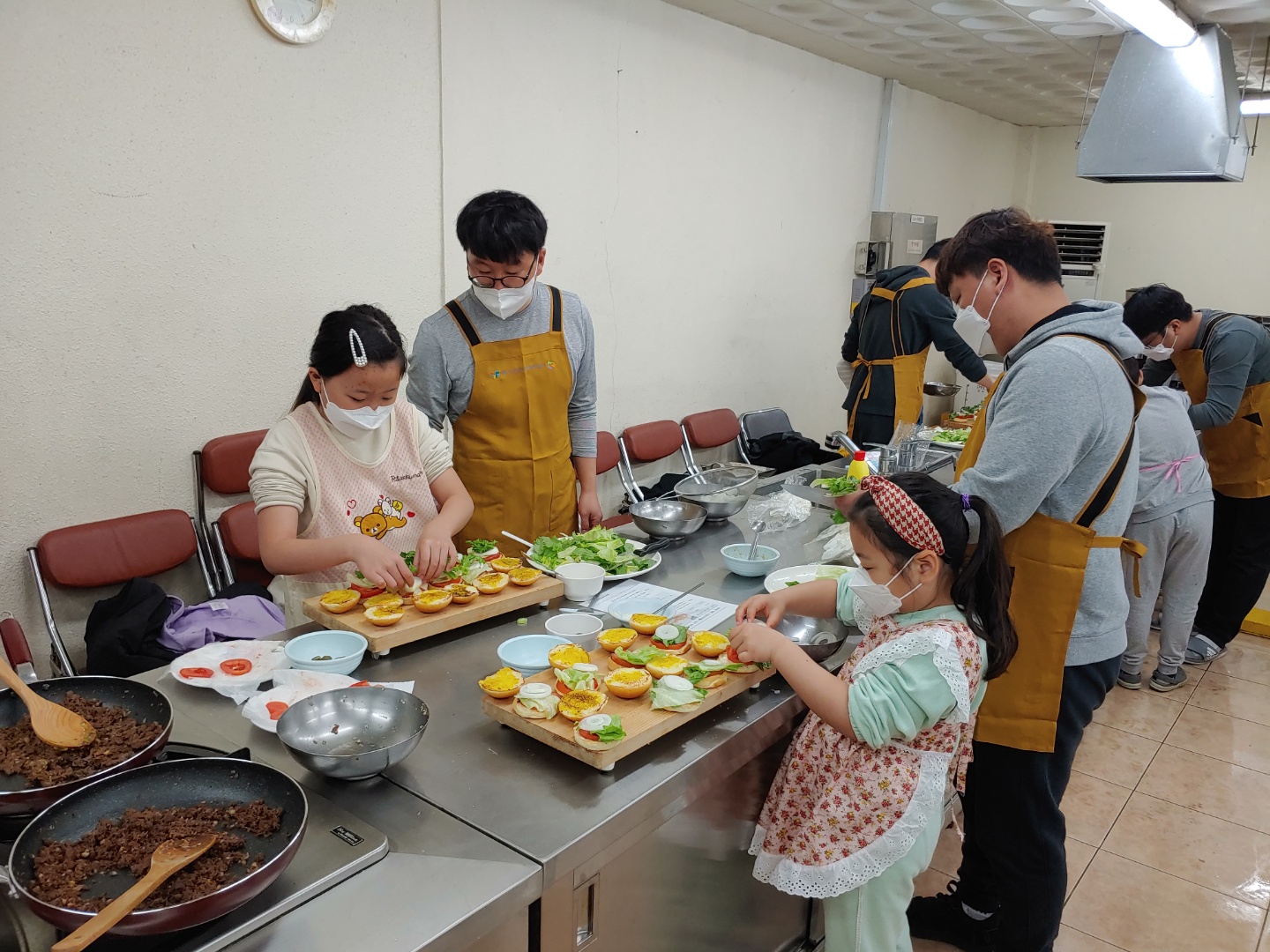 아빠와 함께하는 「건강간식 만들기」프로그램 진행