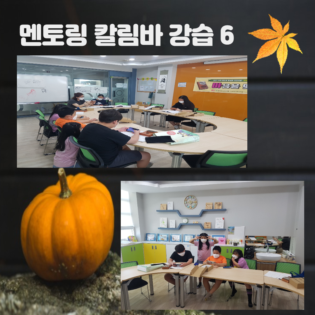 멘토링 칼림바 강습 진행