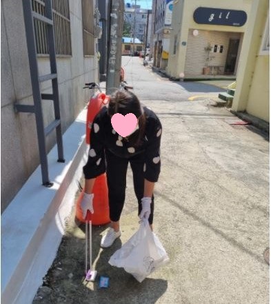 2021년 다문화가족 쓰레기 담기 운동(플로깅)