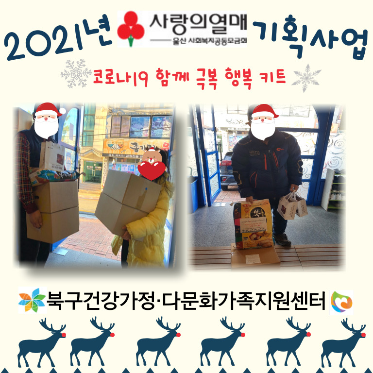 울산사회복지공동모금회 기획사업 '코로나19 함께 극복 행복키트' 배부