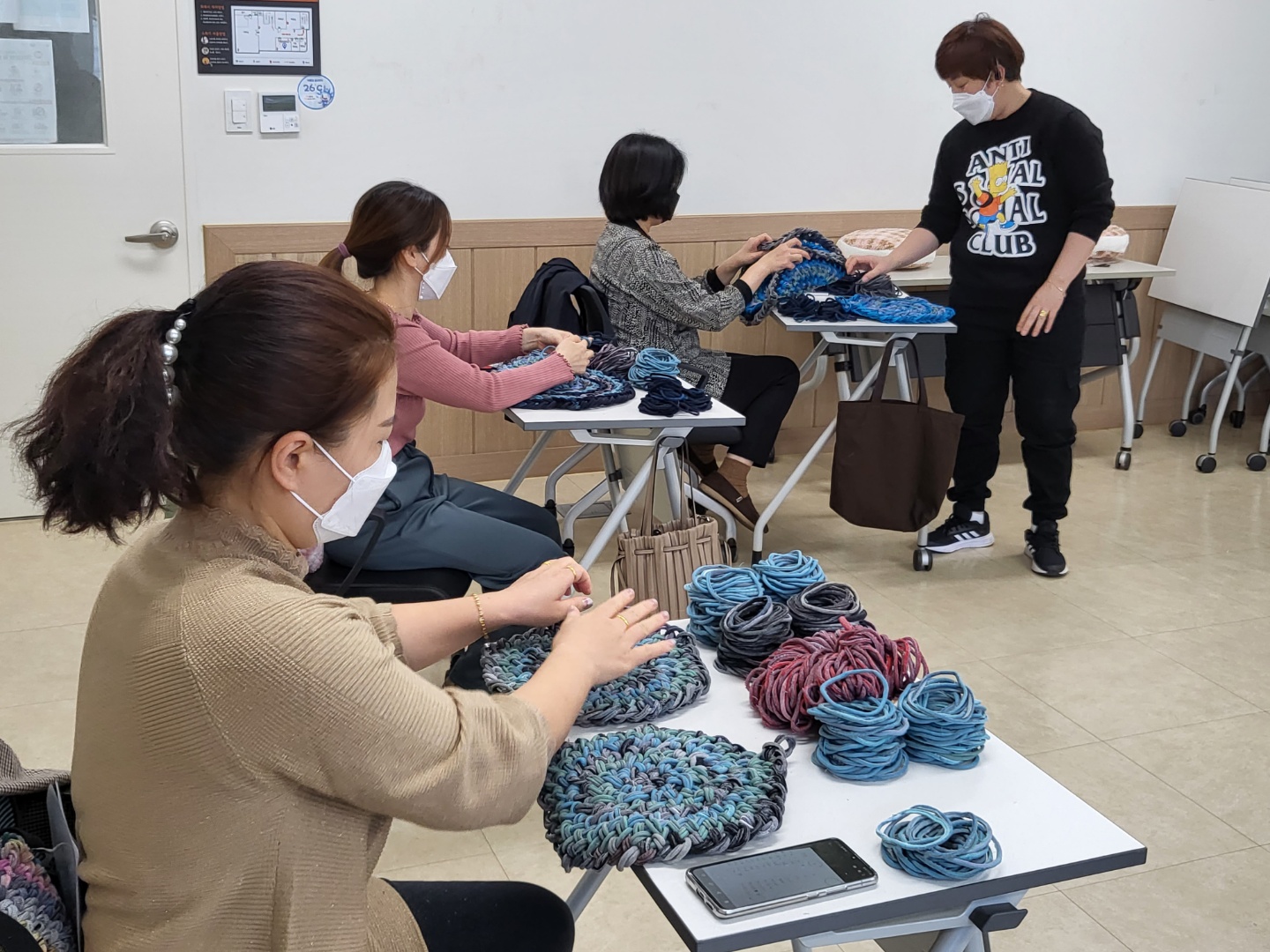 2021년 하반기 결혼이민자 취업교육 '토퍼&플라워벌룬과정, 양말목&매듭공예과정' 마무리!