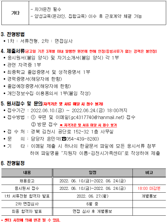 방문교육지도사 채용 공고