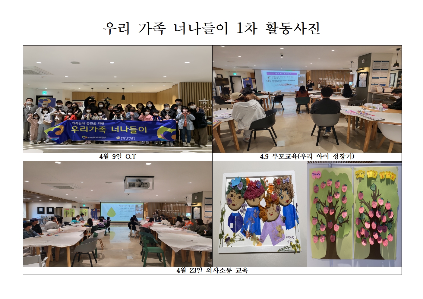 [어울림] 가족관계 증진을 위한 