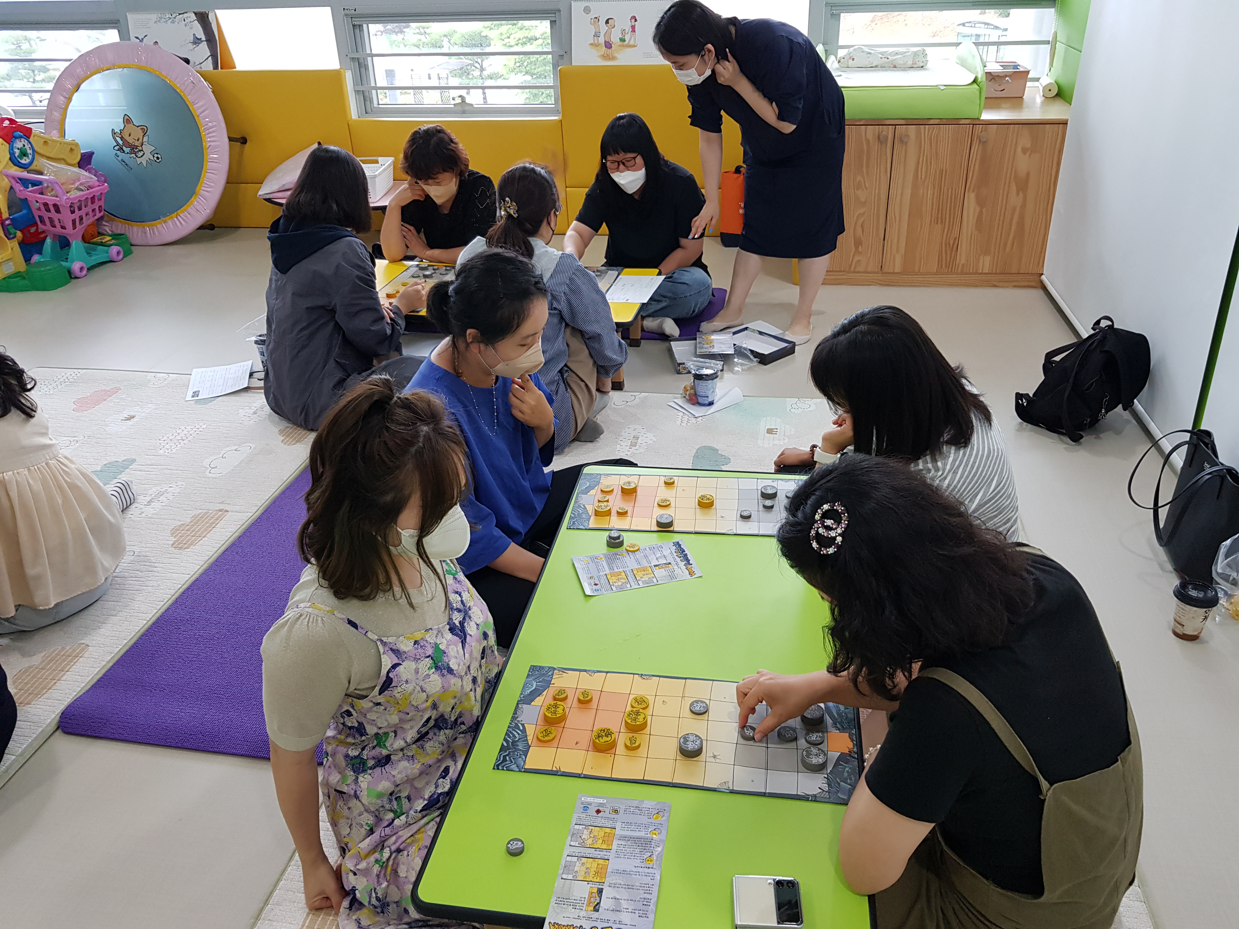 서산시 동문동공동육아나눔터 품앗이 활동가 양성교육(3차) '가족보드게임 배우기' 진행