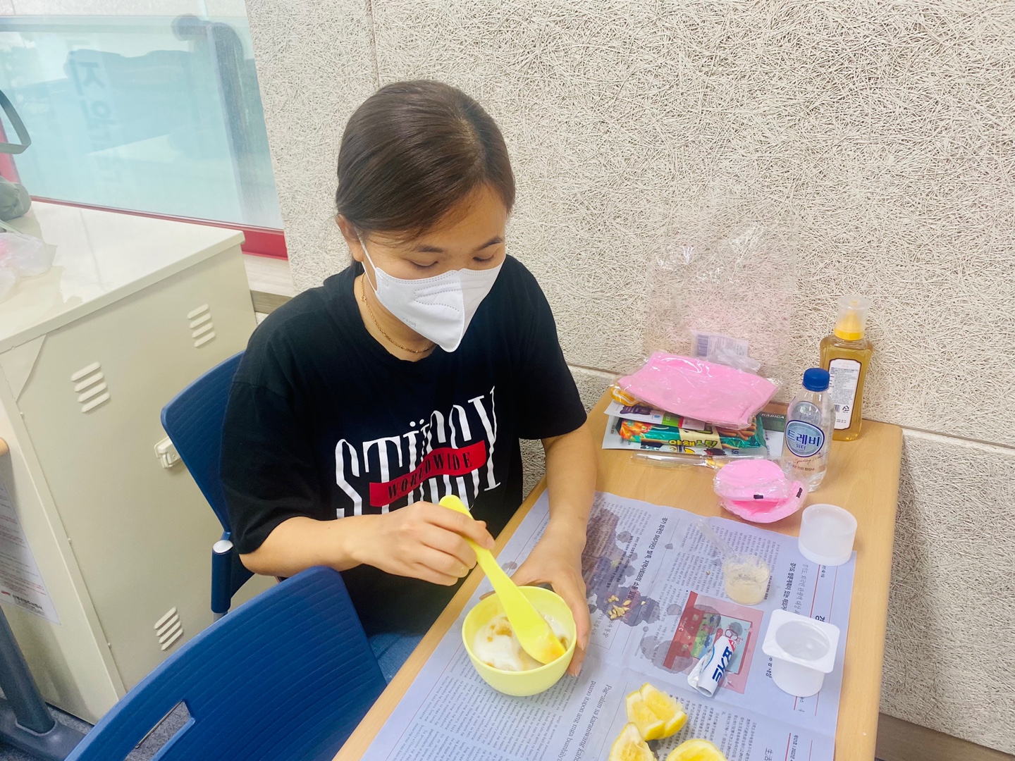 Healthy&Beauty동아리 4회기(천연 바디 스크럽 만들기 및 수원도서관 이용법 교육)