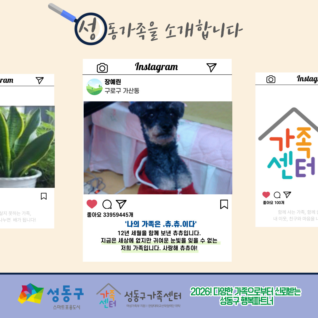[다양한 가족 이해 캠페인 - 성동가족찾기] '가족'이라는 단어를 보면 어떤 모습이 생각나나요? -2