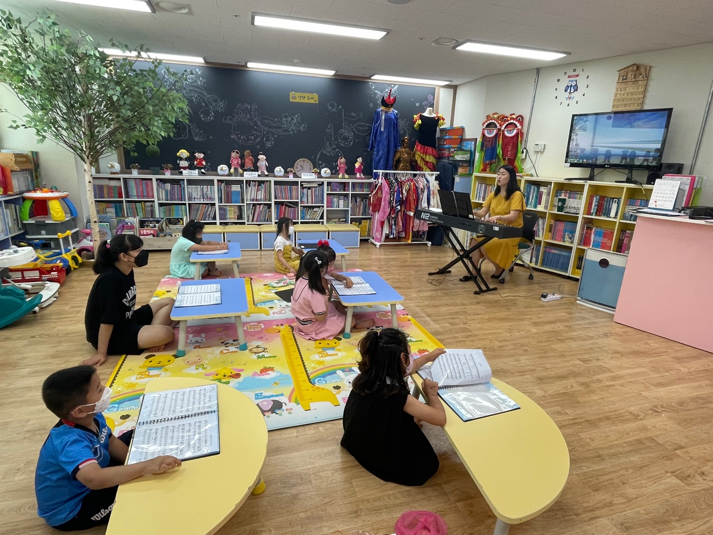 7월 일곱빛깔악단 활동