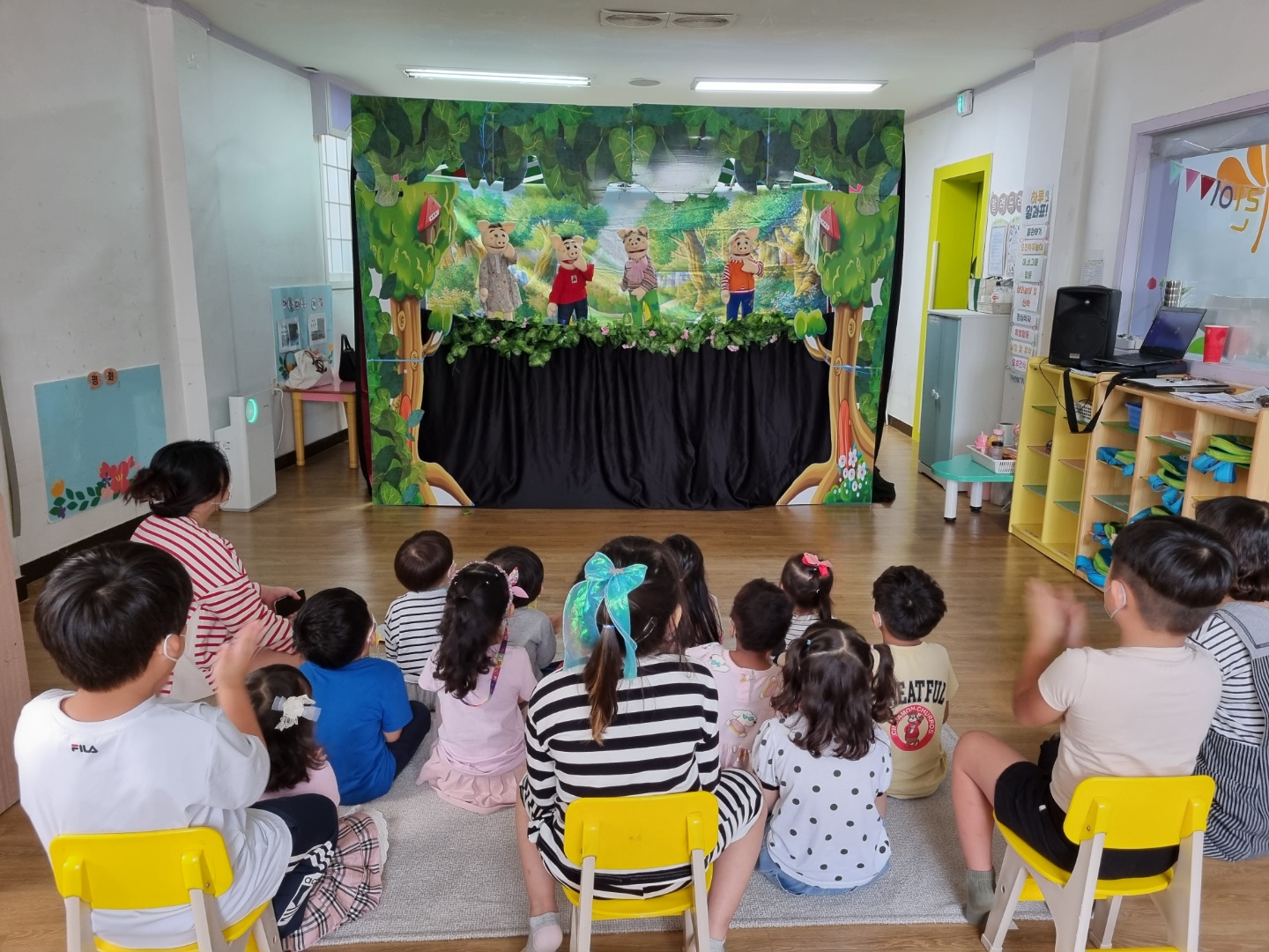 9월 17일 레인보우 인형극단 인형극 공연