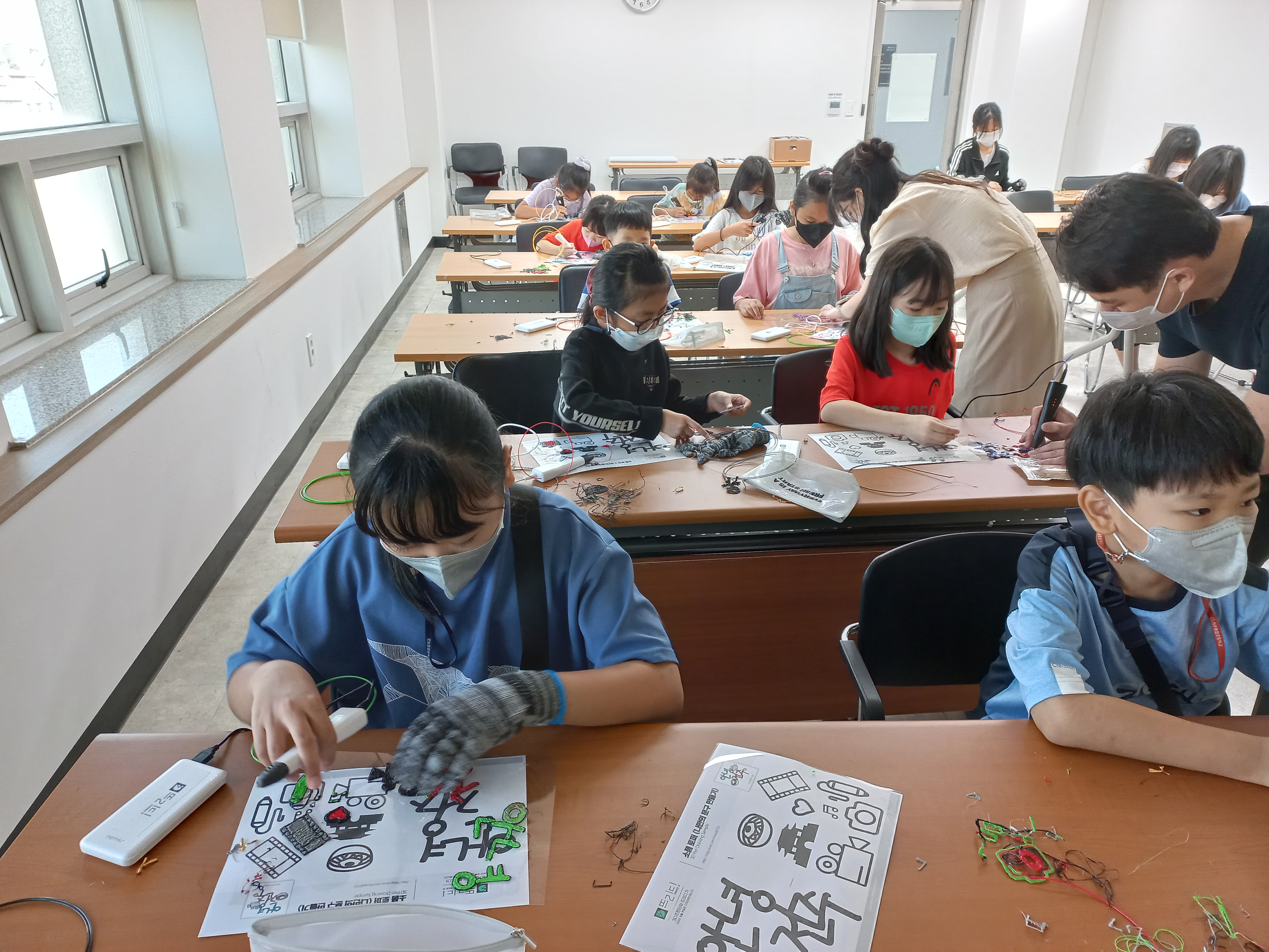 2022년 전주시다문화청소년자립지원 사업_직업기술교육 스프링Spring_3D펜 교육