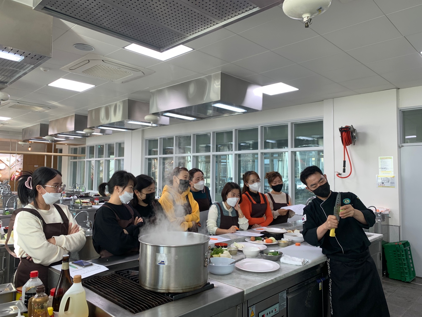 신성대 연계 한식조리과정 교육 종강