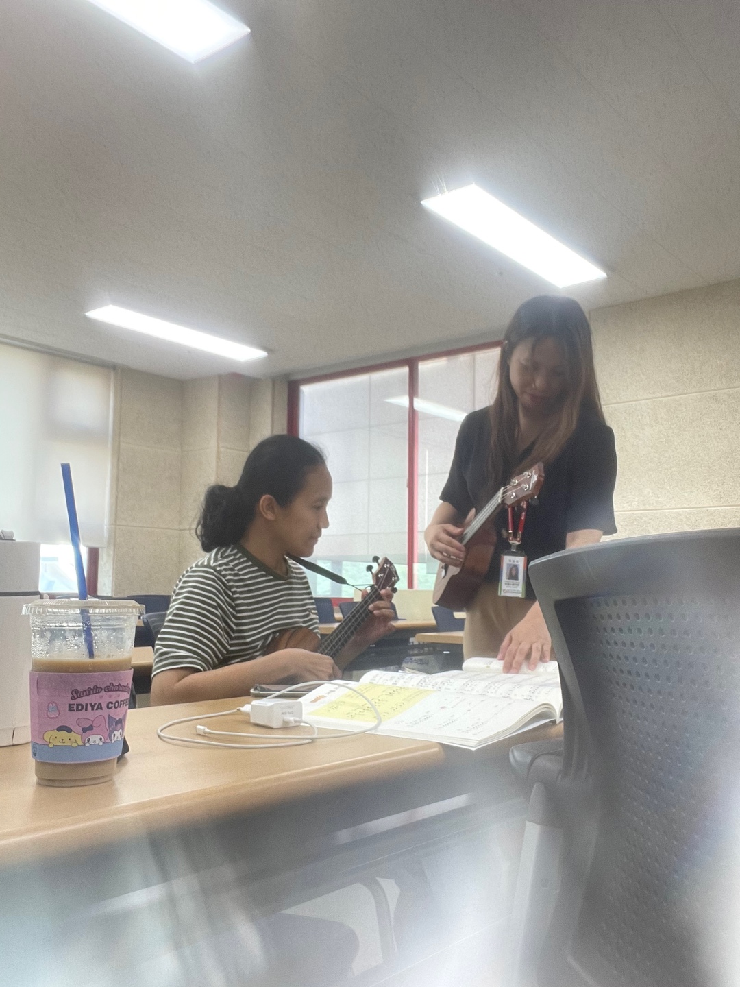 6월 22일 우쿨렐레 '튜터링' 동아리 활동