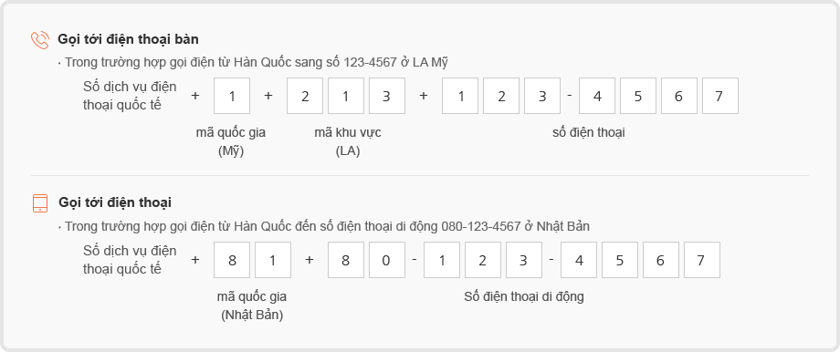 Hàn Quốc → Nước ngoài